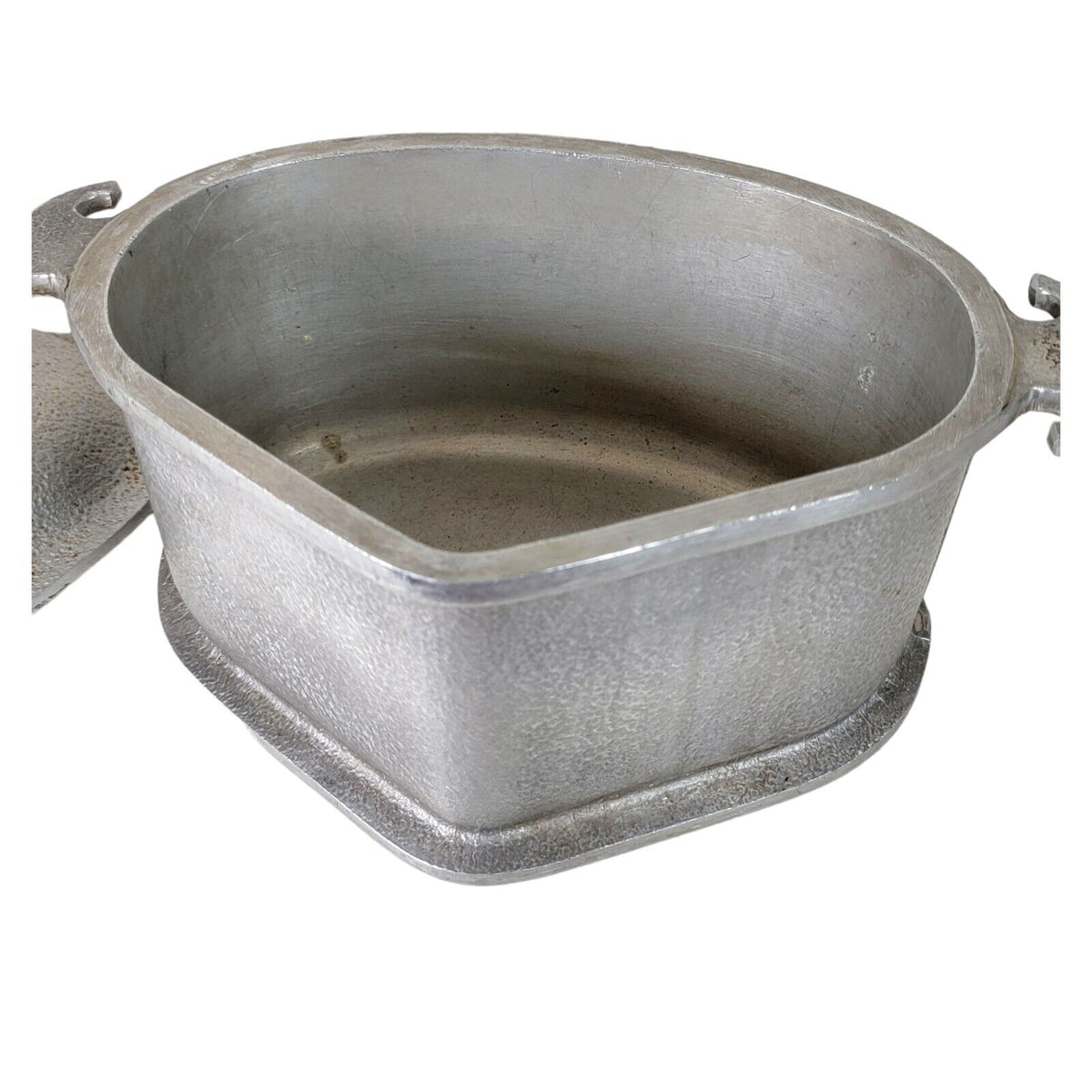 Vintage Guardian Service Hammered Aluminum Heart Triangle Roaster Pot Lid 3 Qt