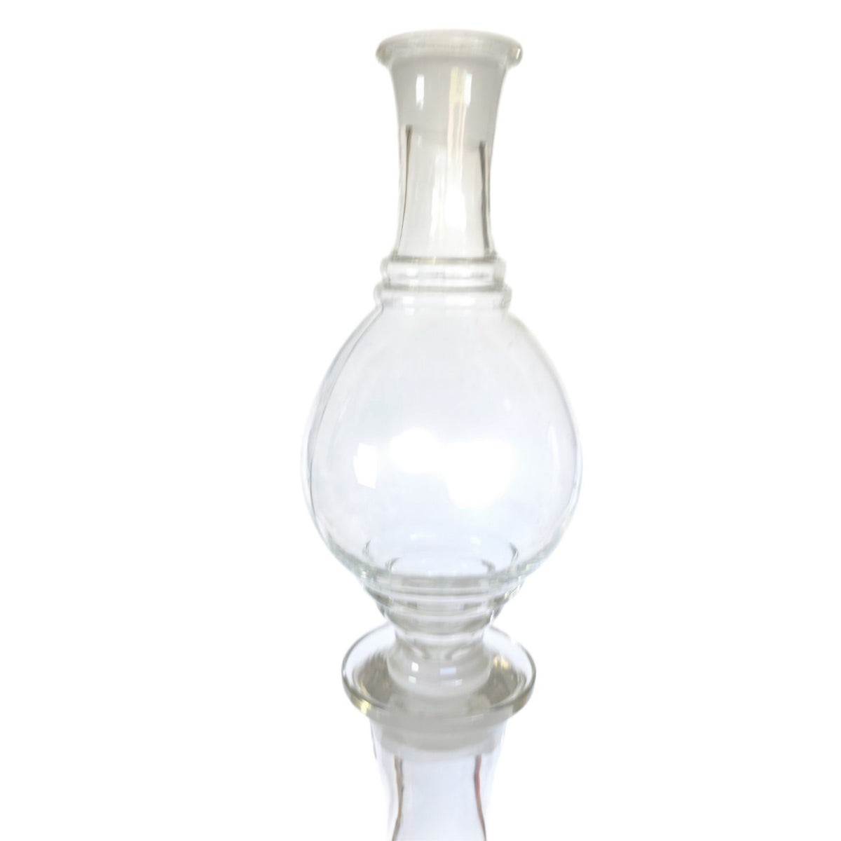 Antique Pharmacy Apothecary Show Globe 4-Piece Glass Display c. 1900 Large 26.5"