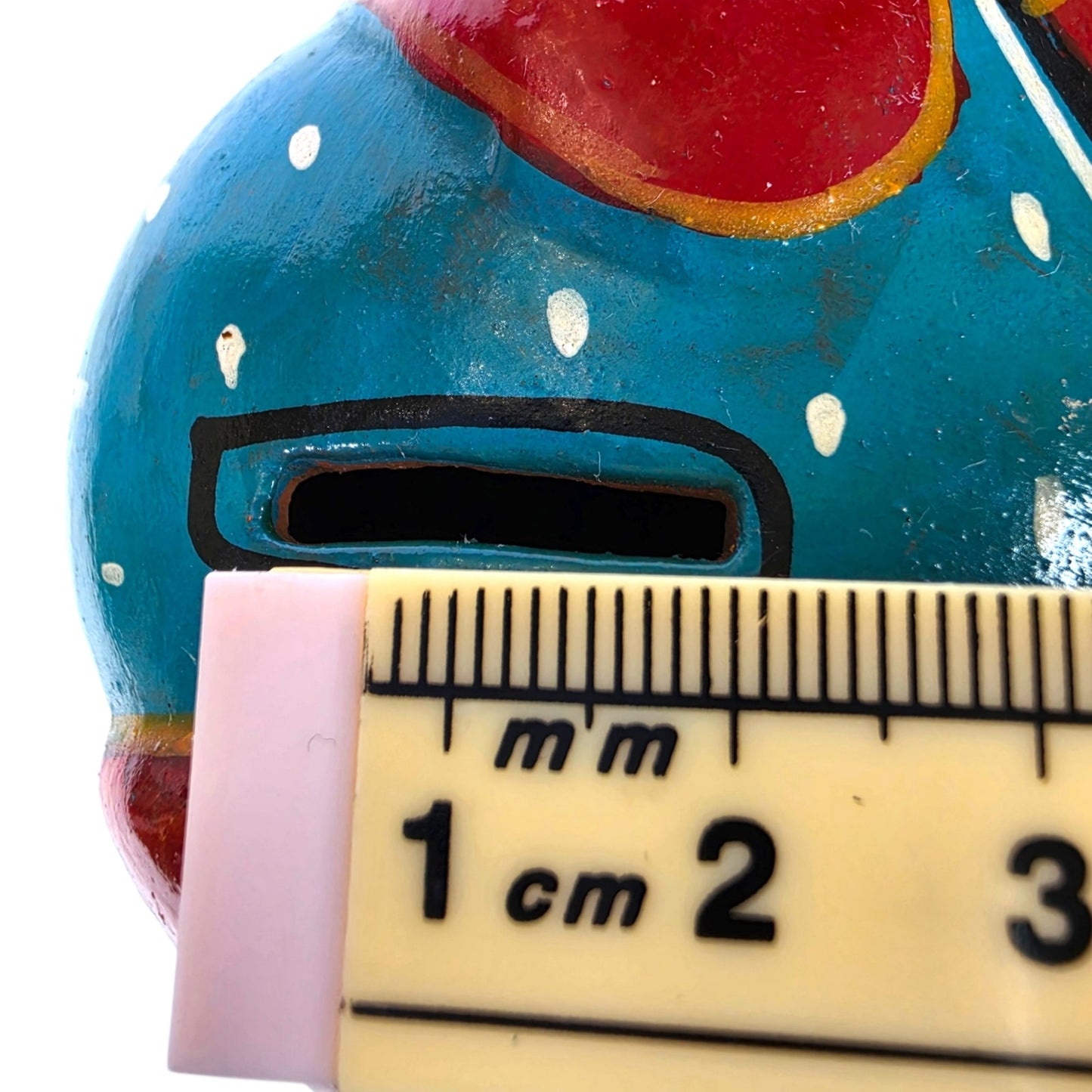 Vtg Mexican Folk Art Piggy Bank & Sombrero Ashtray / Trinket Dish Tonala Pottery