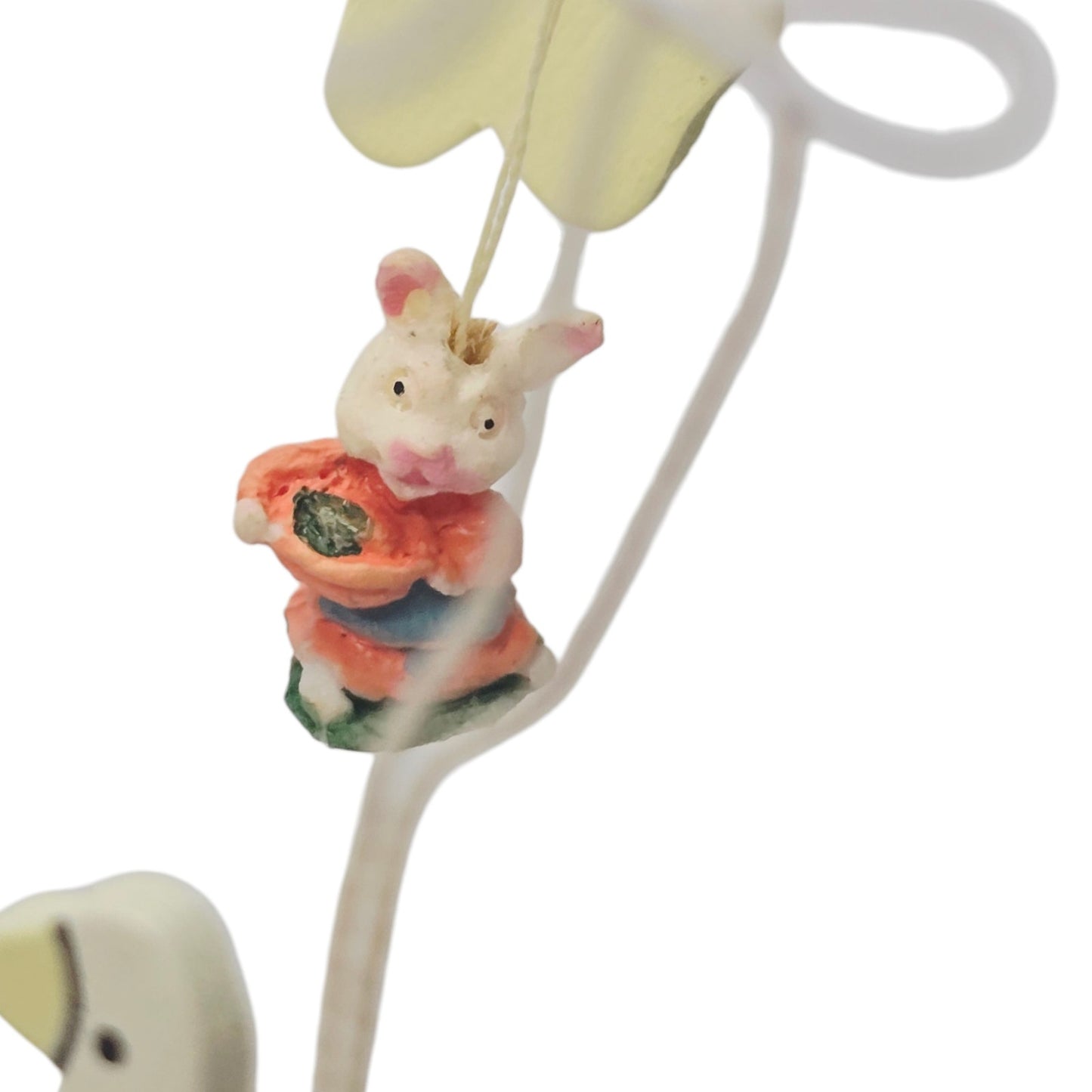 Vtg Tabletop Mini Easter Tree Decor Set - 16 Ornaments -Story of the Easter Tree