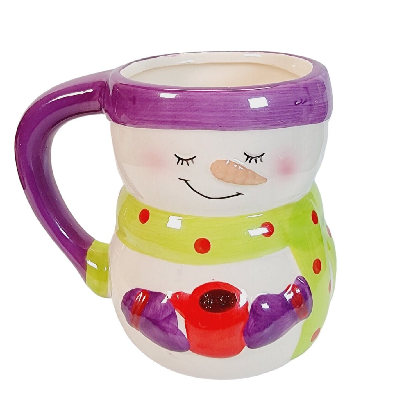 Bay Island Snowman Mug Coffee/Hot Cocoa Cup Christmas Winter