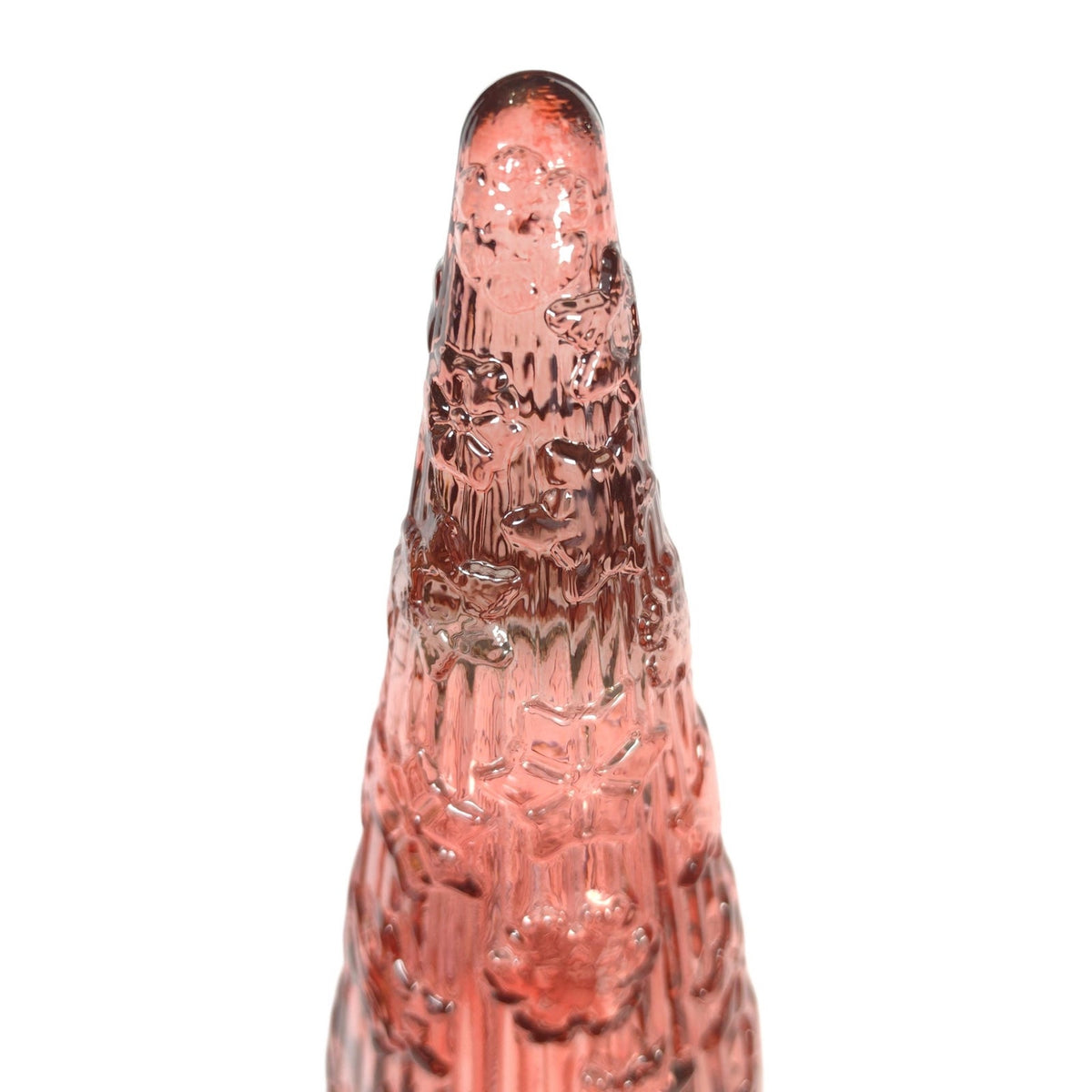Vidrios San Miguel Pink Recycled Glass Christmas Tree 17 Inch Spain READ