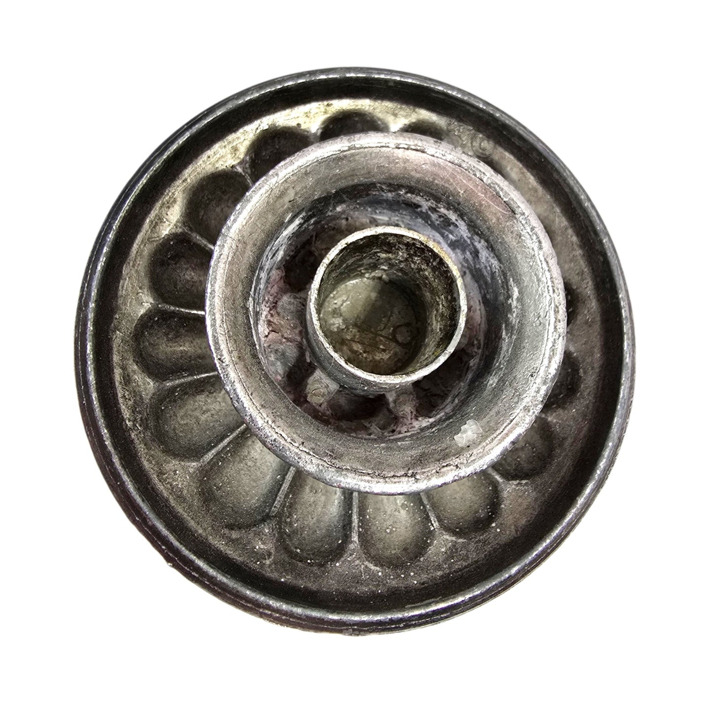 Vtg Silver Metal Eagle Candlestick Holder 8" Federal Revival Neoclassical Decor