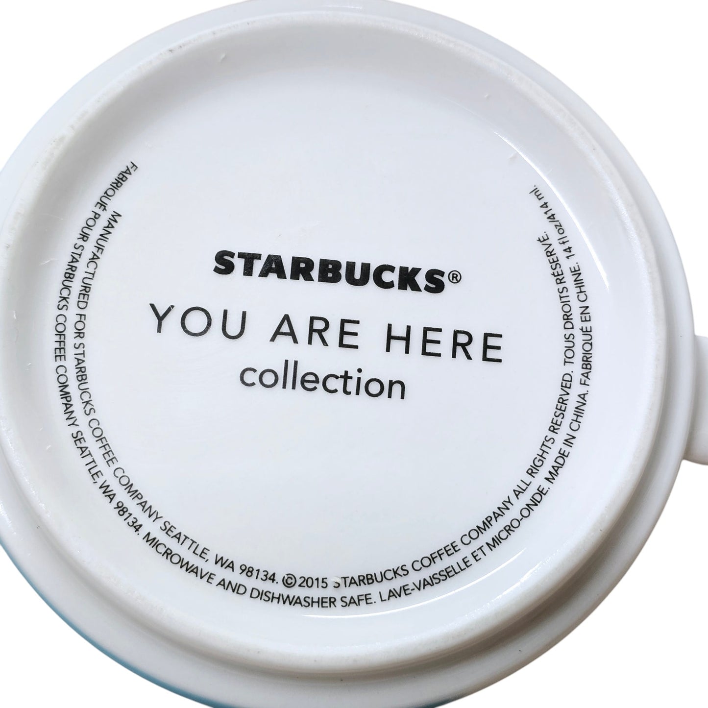 Starbucks 2015 California You Are Here Collection Series Coffee Mug, 14 oz