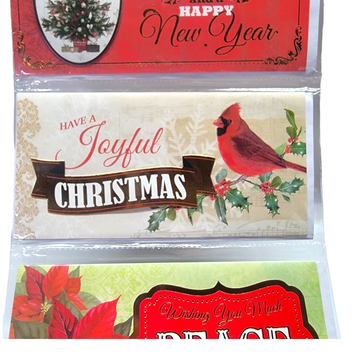 3 Money Holder Christmas Cards with Envelopes NEW, Paper Craft