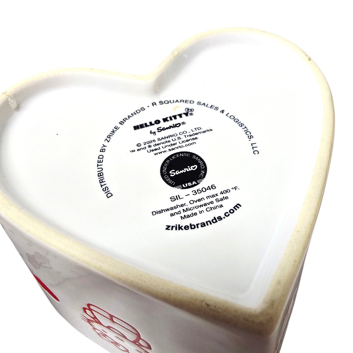 Set of 4 Hello Kitty Valentine's Day Heart Ceramic Ramekins Sanrio Love Designs