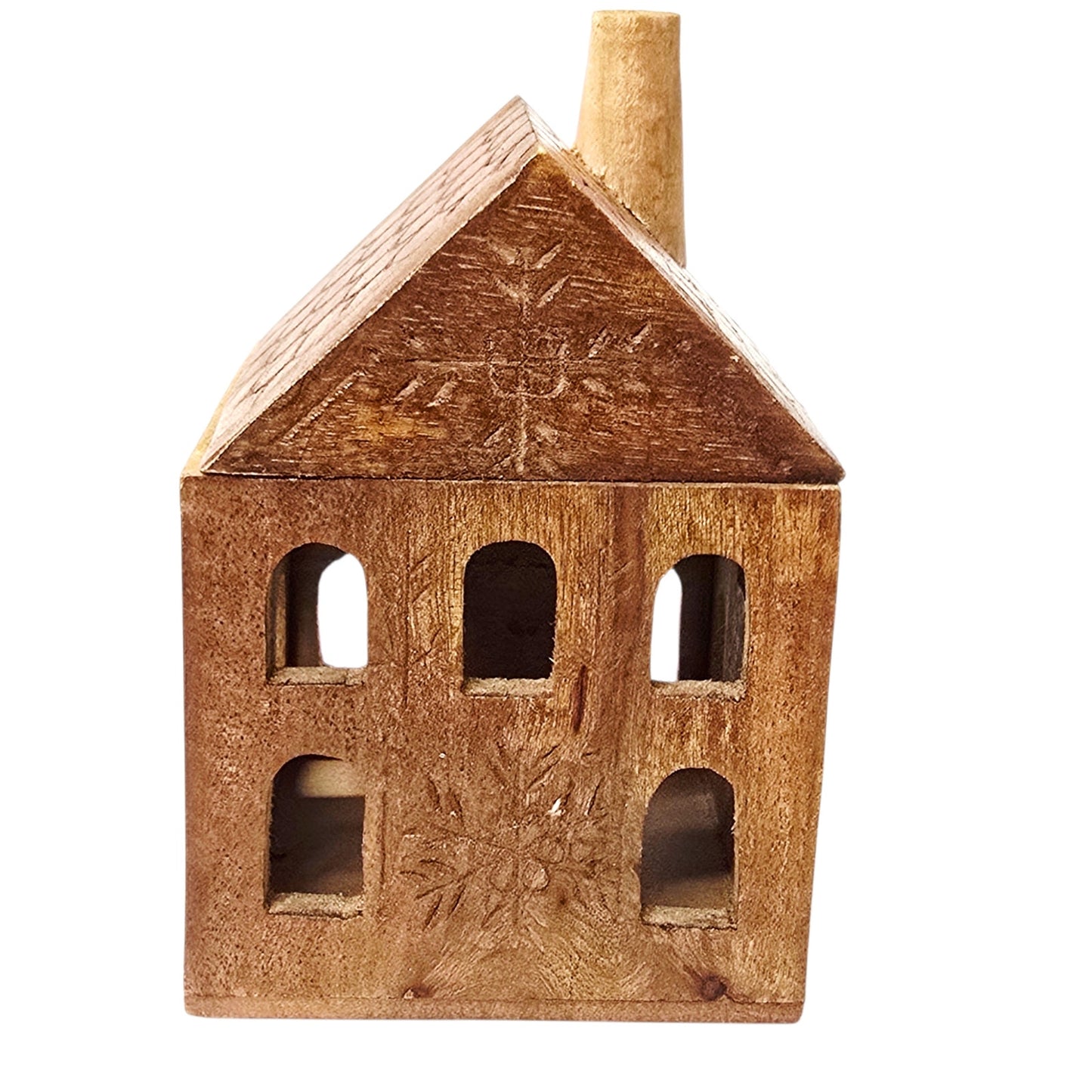 Anthropologie Wooden Humble Home Small Season Decor Candle Holder RARE No candle