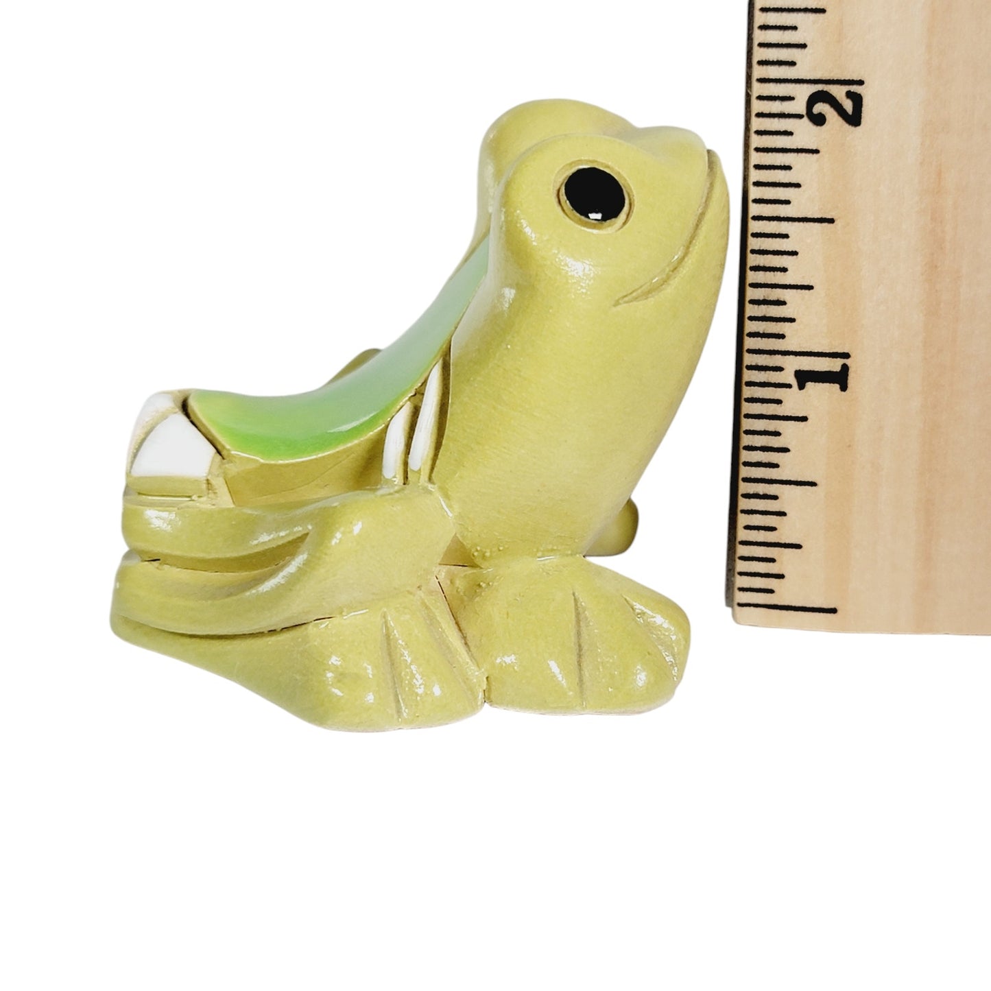 Artesania Rinconada Green Tree Liap Frog , Ceramic Frog Collectible Figurine