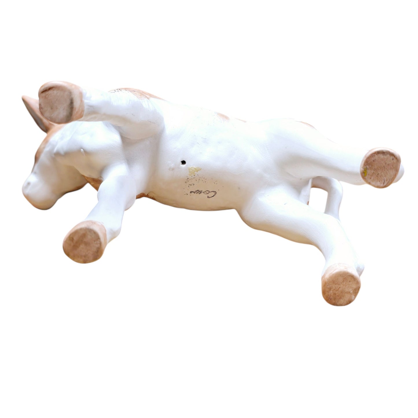 Vintage UCTCI Japan Porcelain Cow / Calf Figurine, Marked "Cow"