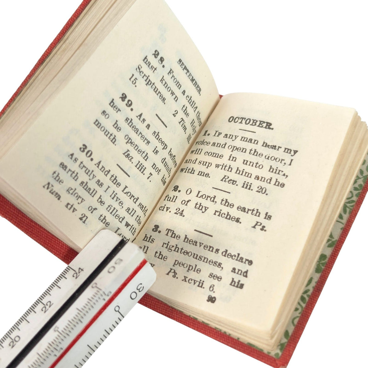 Antique Miniature Honey Drops Christian Devotional Scripture Book Pocket Size