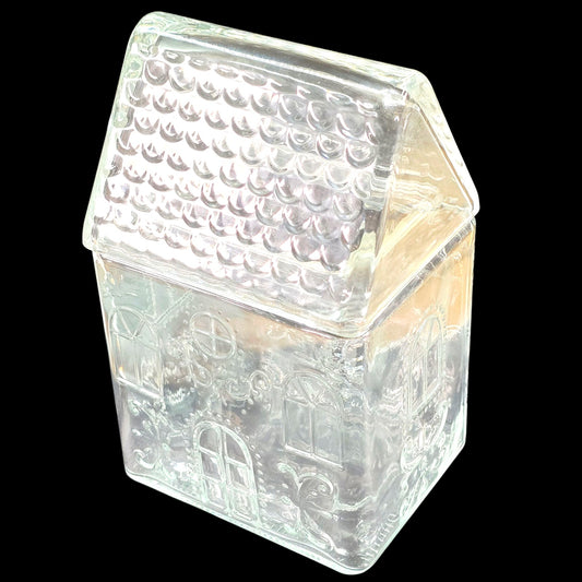 Glass House Cookie Jar Target Bullseye Playground Canister Gingerbread House