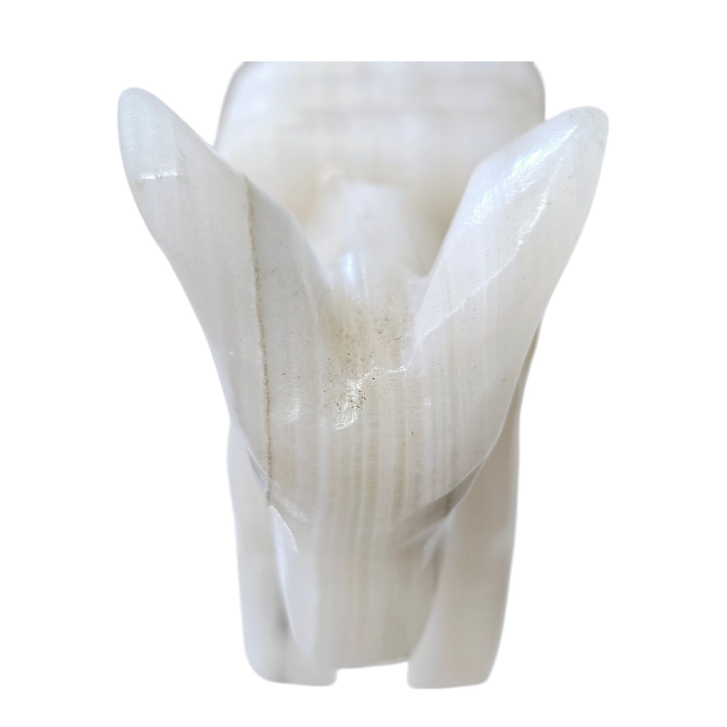 Vintage Mexican Onyx Donkey Burro Figurine UV Reactive Glow 365nm Manganocalcite