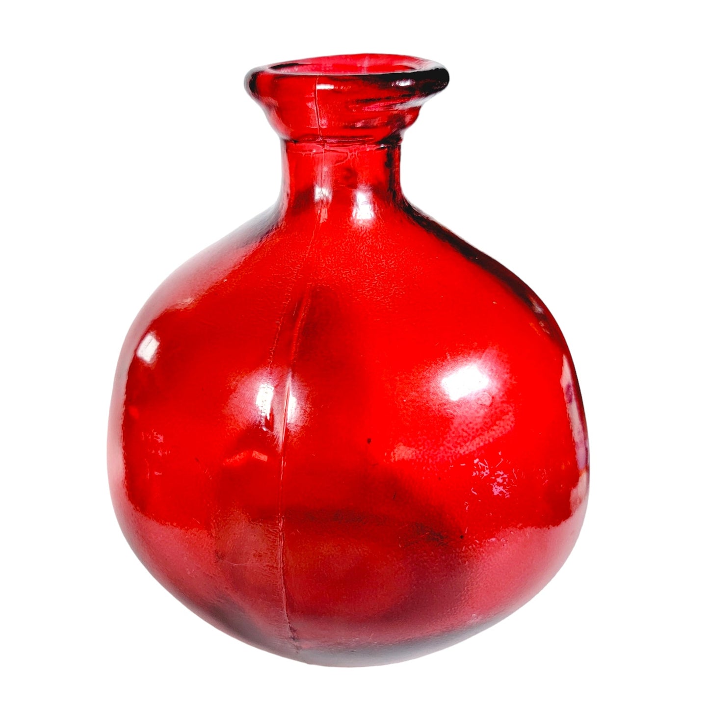 Vidreos San Miguel Red Recycled Glass Vase 7.25" H