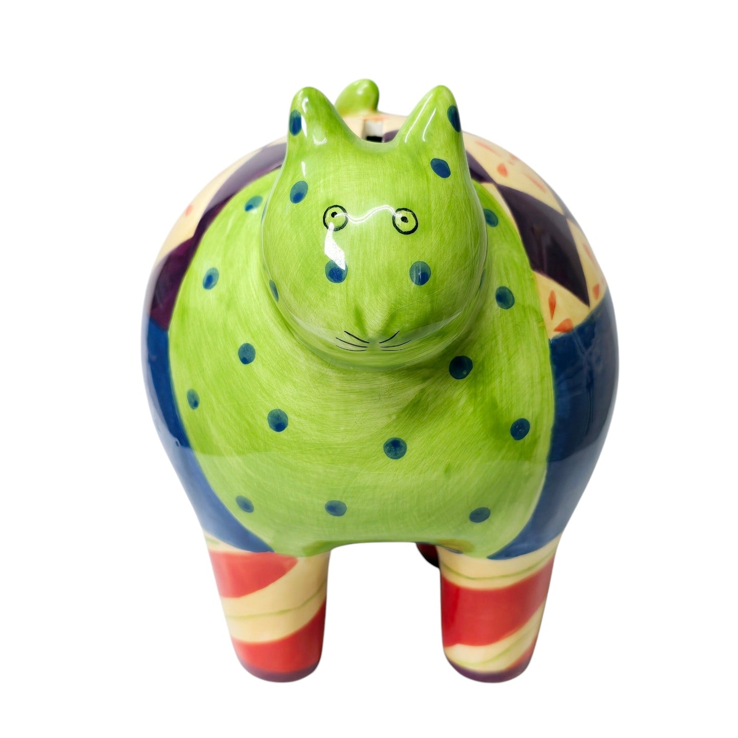 Milson and Louis Cat Bank Hand Painted Ceramic