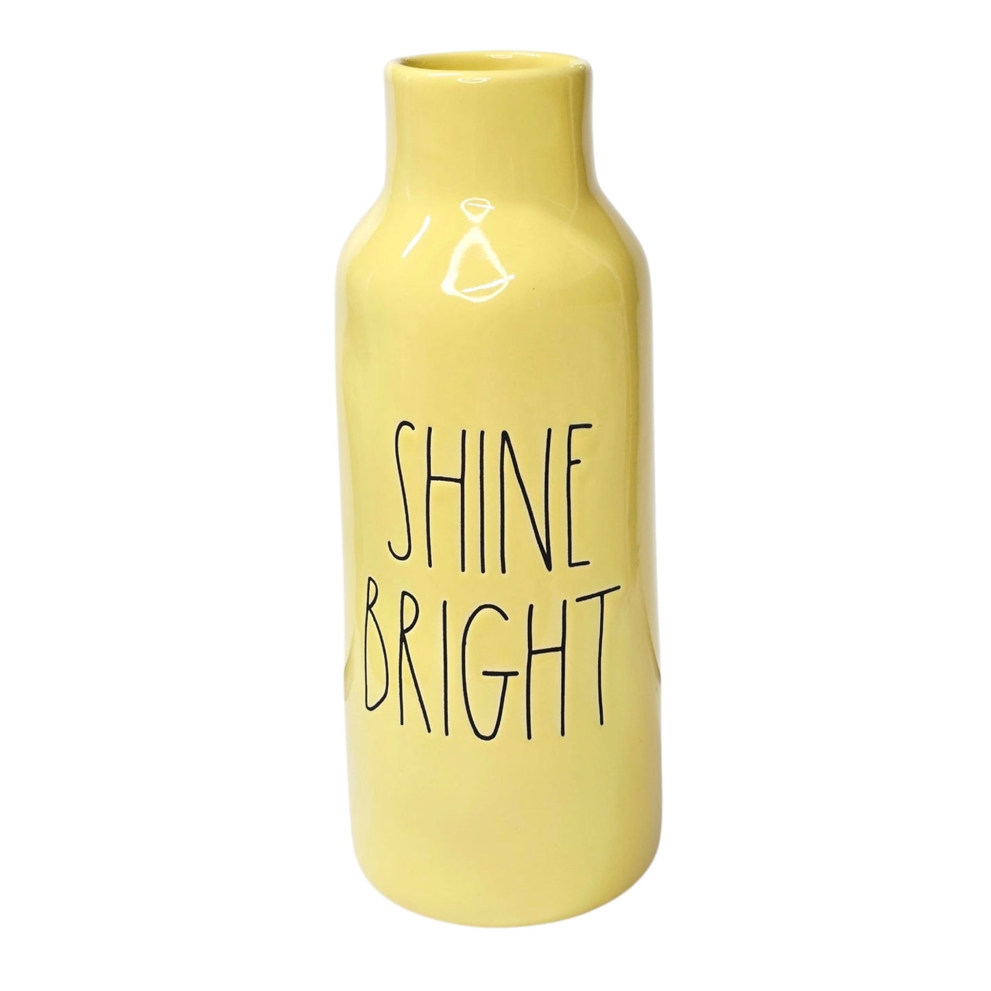 Rae Dunn SHINE BRIGHT Artisan Collection by Magenta Ceramic Vase