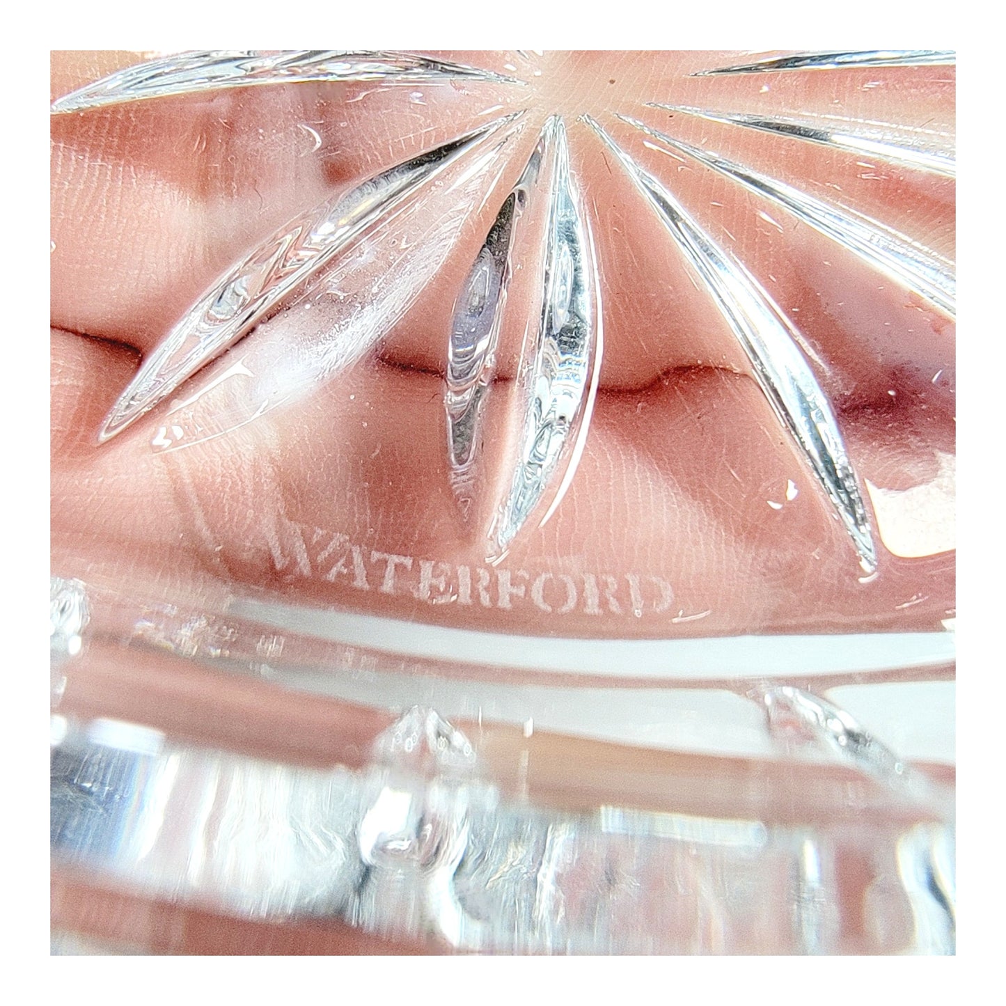 Waterford Lismore Crystal Heart Trinket Box, with Original Box