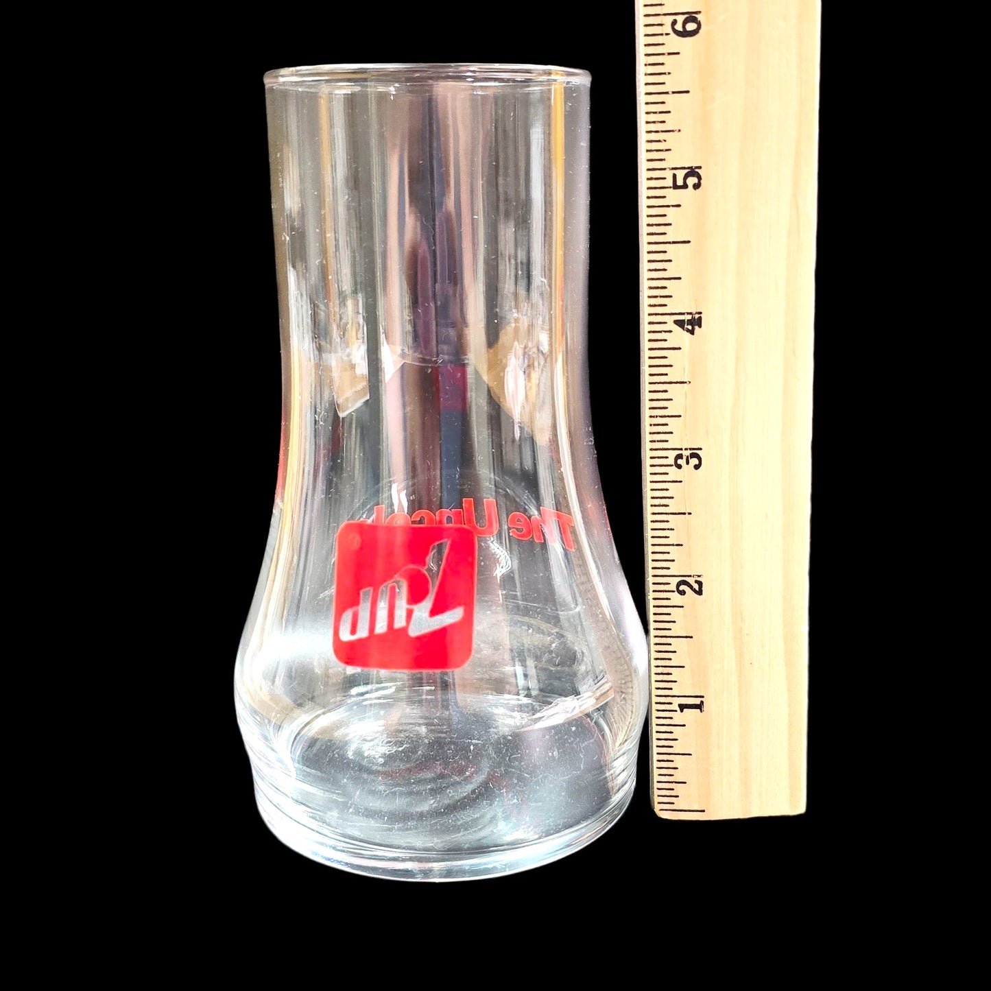 7UP Glass  The Uncola Vase Collectible Upside-Down Drinking Advertising Vintage