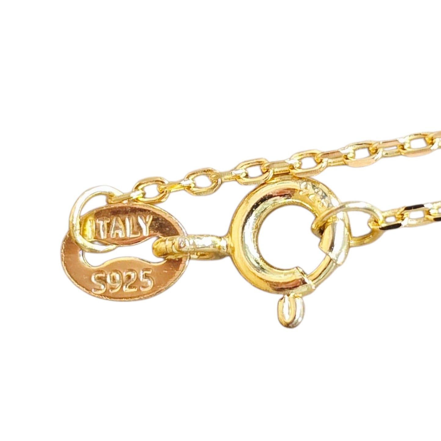 Murano-Style Glass Dolphin Pendant Necklace Italy 925 Gold Chain Ocean Jewelry