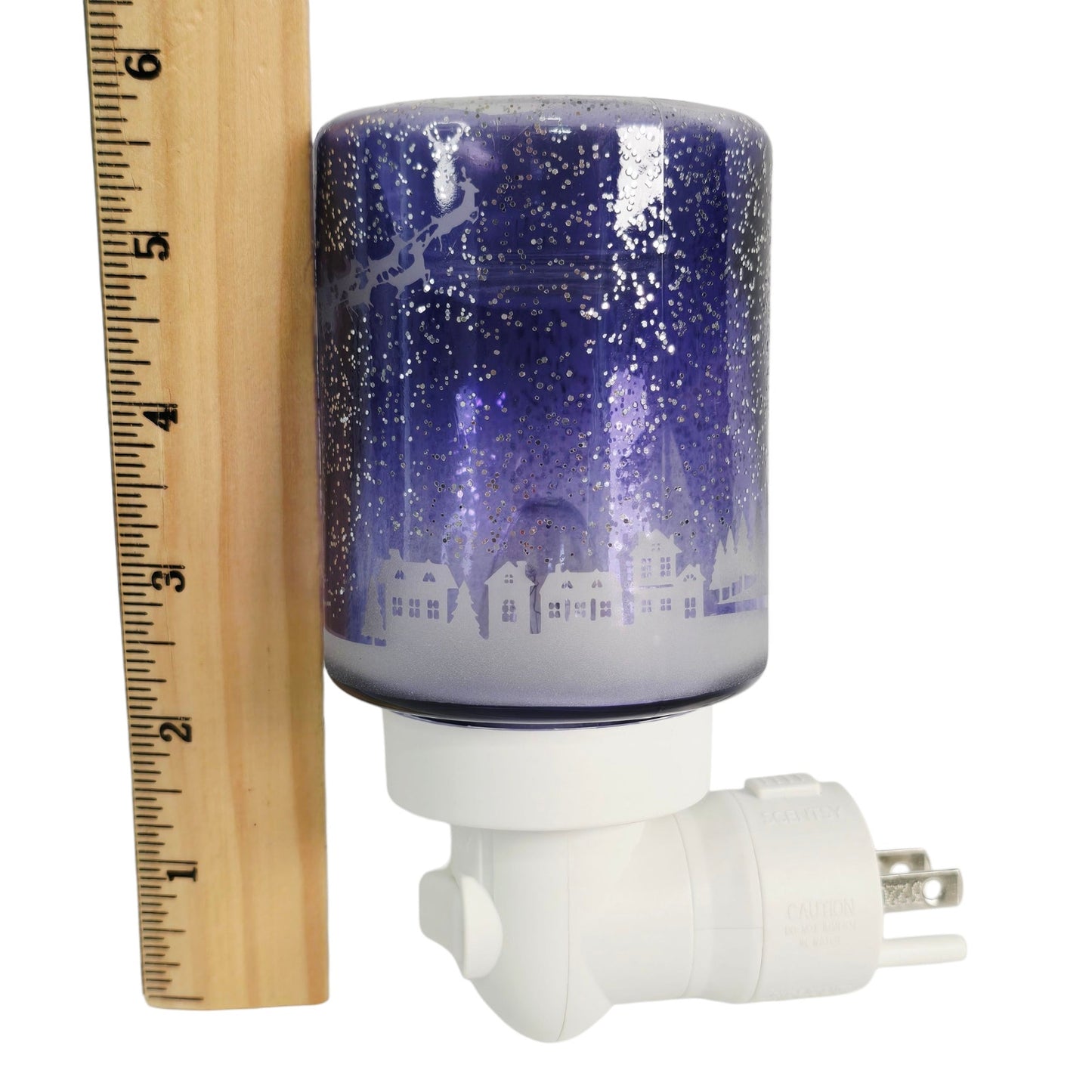 Scentsy Plug-In Mini Warmer Nightlight To All A Good Night Reindeer Holiday NIB