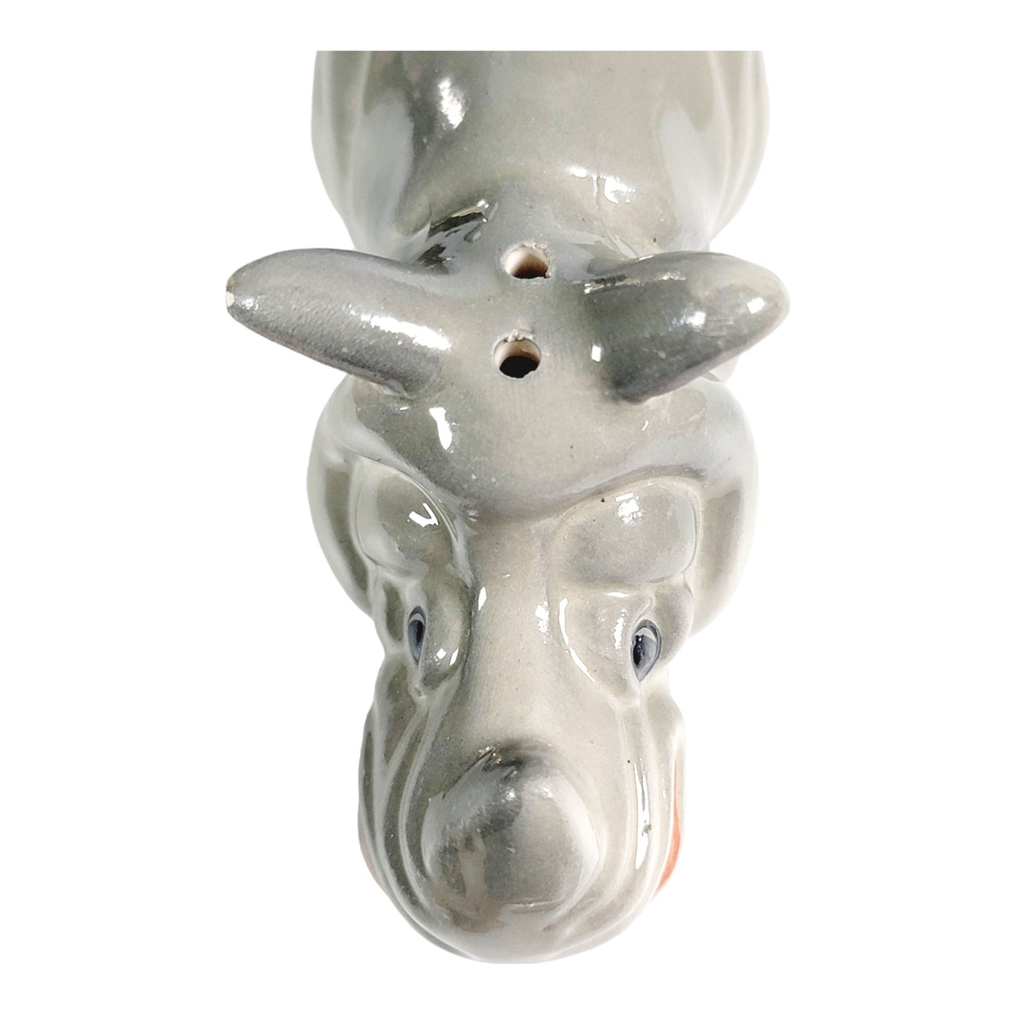 Vintage Long Rhino Double Sided Salt & Pepper by Sarsaparilla Deco Designs, 1989 Five and Dime Inc.