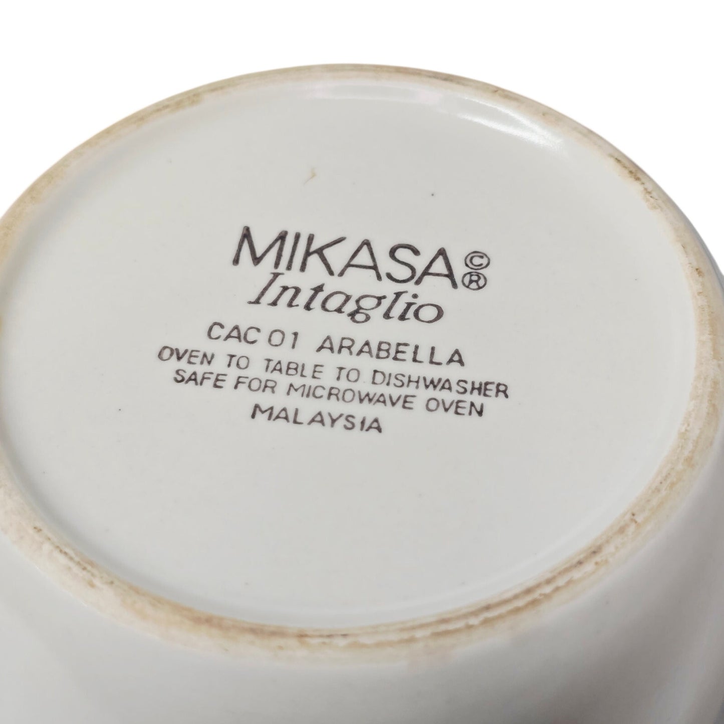 Mikasa Arabella Intaglio Canister Set with Lids - CAC01 Malaysia Stoneware