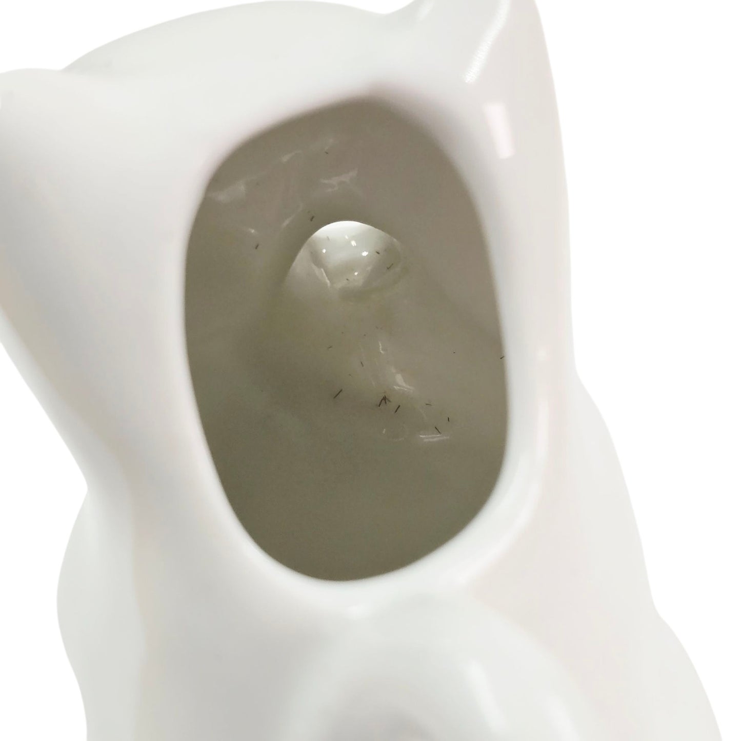 Tiny Kitty Cat Creamer White Porcelain Cat Creamer Mini Pitcher