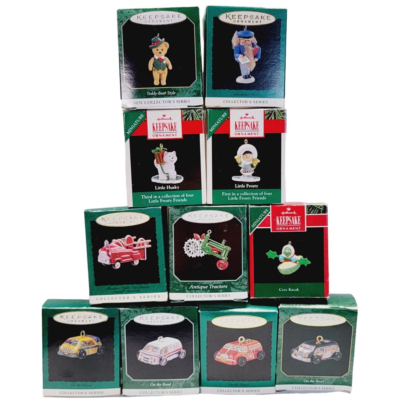 Lot of 11 Vintage Hallmark Keepsake Miniature Ornaments