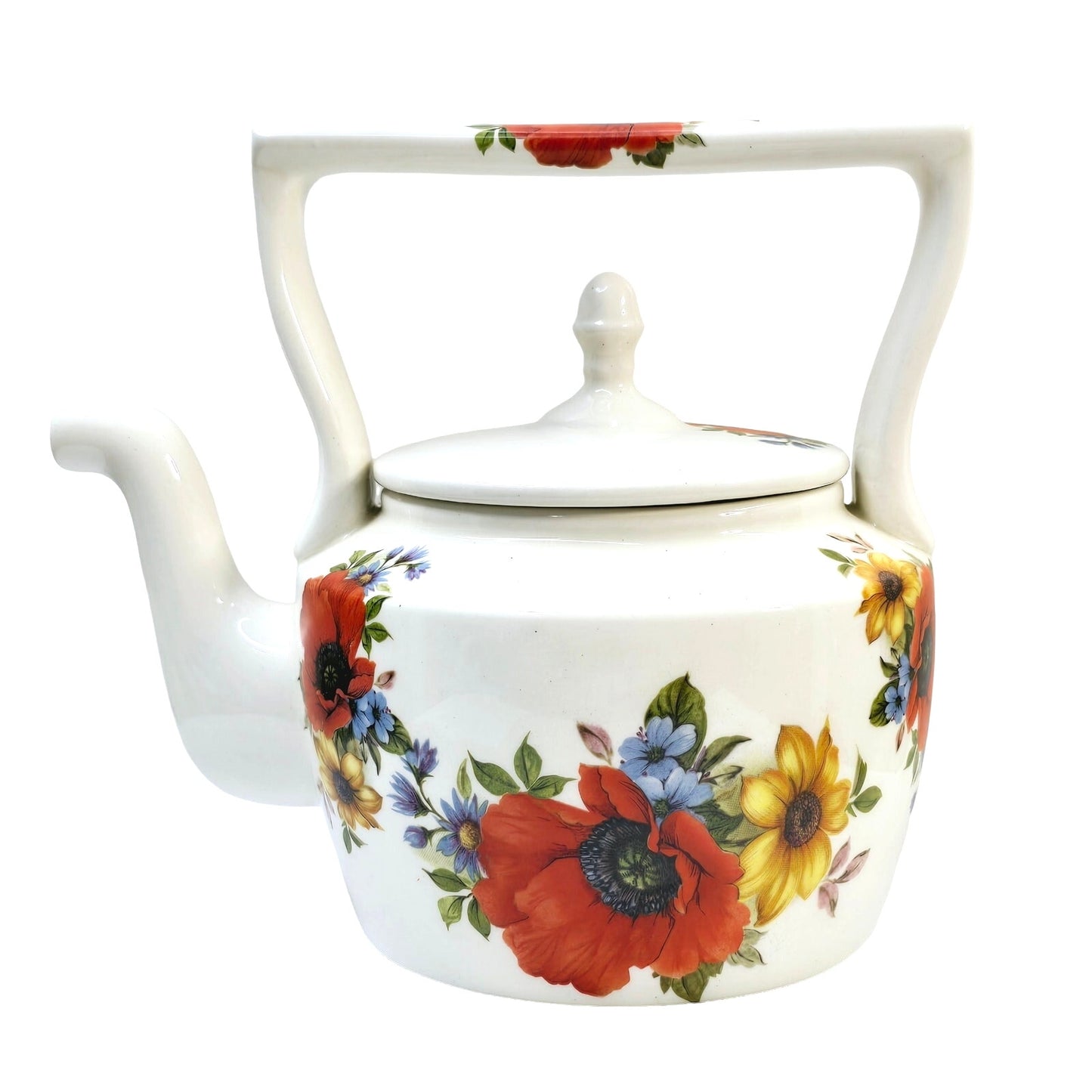 Vintage Arthur Wood Teapot, England, Floral Print