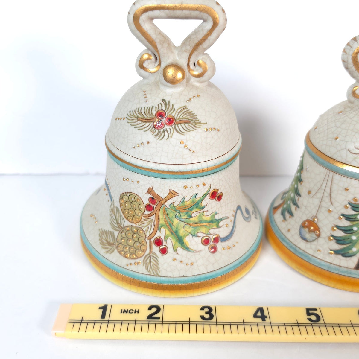 Vintage Veneto Flair V Tiziano Italian Christmas Bells Set 3 1973 1975 1976