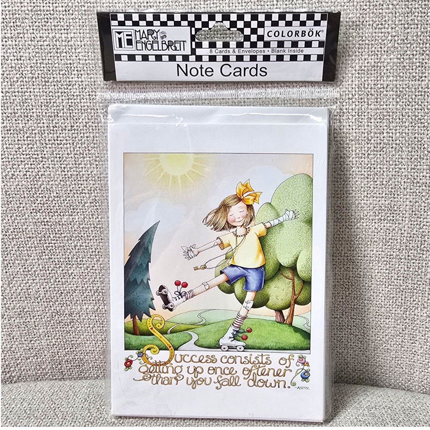 Mary Engelbreit Note Cards LOT with Card Storage Box