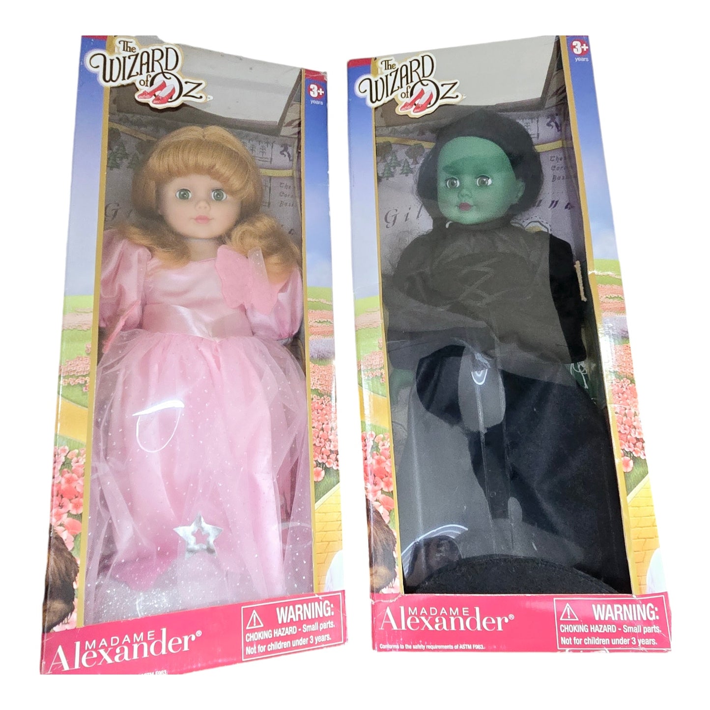 Madame Alexander Wizard of Oz Dolls (Glinda The Good Witch and the Wicked Witch of the West)