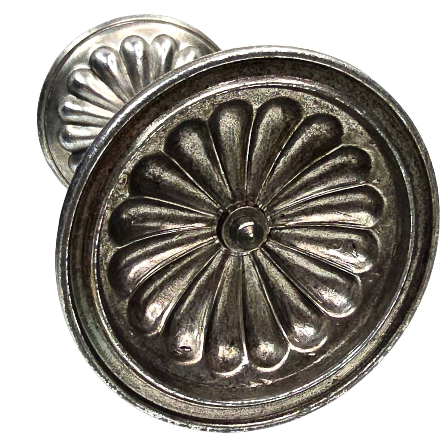 Vtg Silver Metal Eagle Candlestick Holder 8" Federal Revival Neoclassical Decor