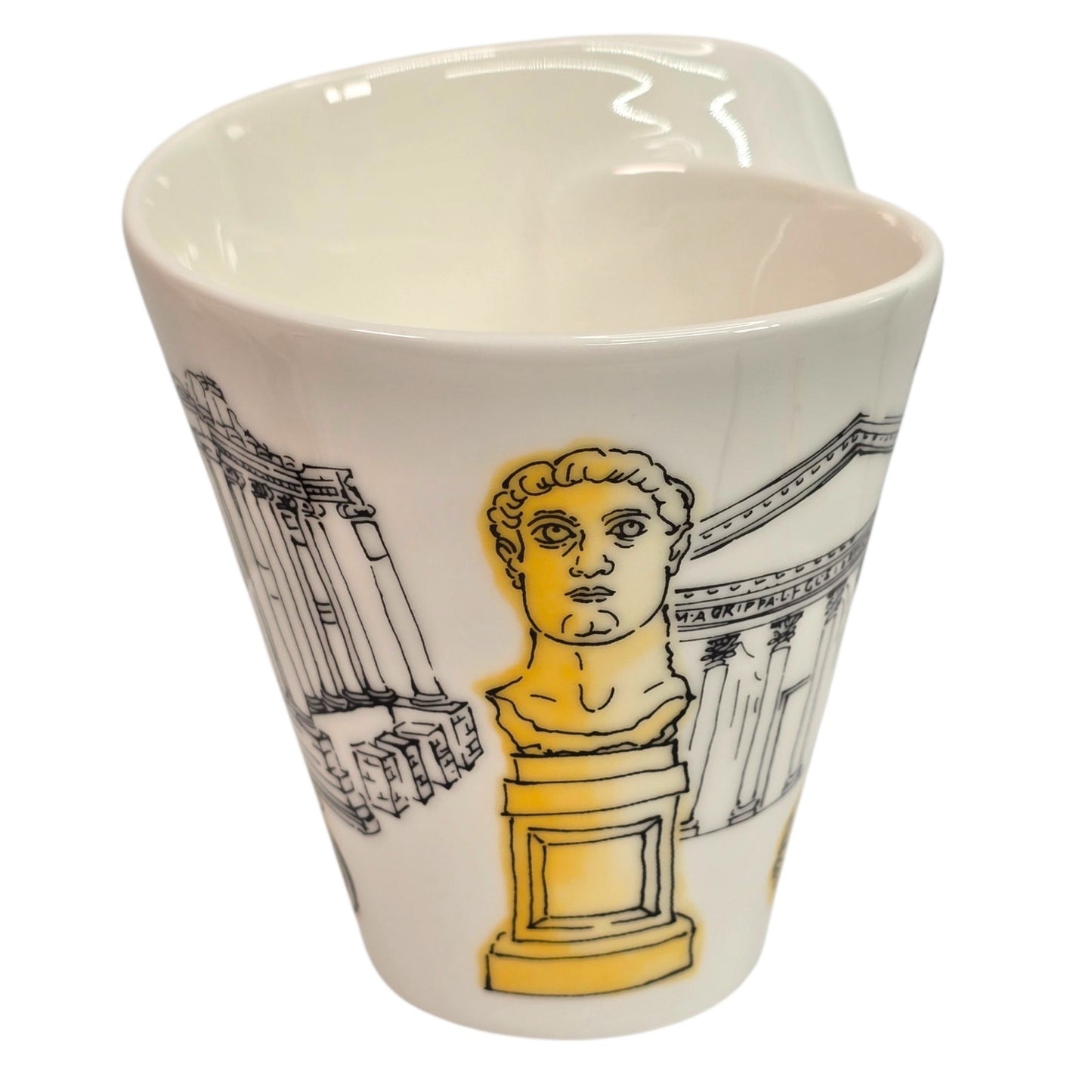 Set of 2 Villeroy & Boch New Wave Cities of the World Mugs Rome & New York