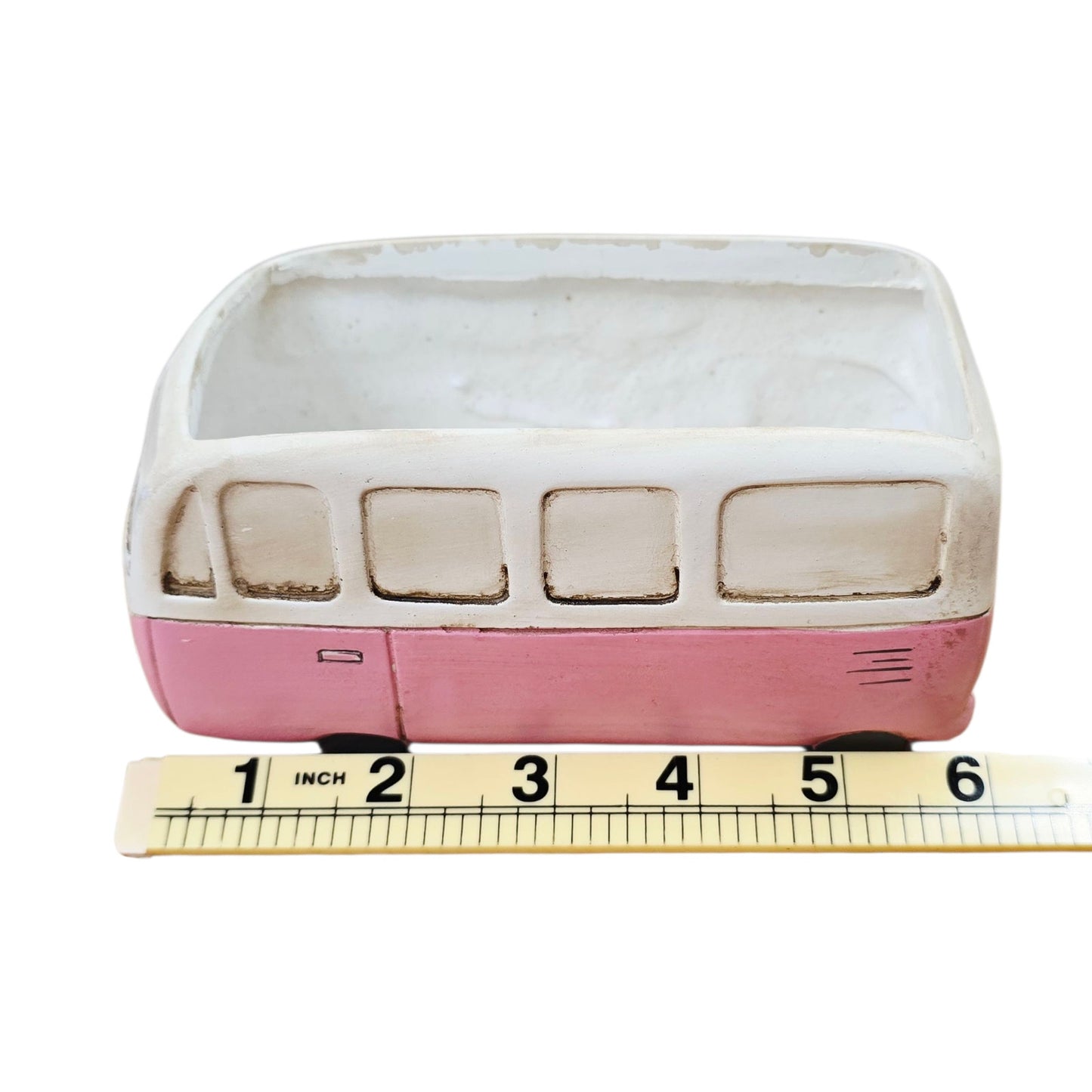 Ashland Ceramic Planter Pink Camper Van Bus Boho Summer Decor Michaels 6"