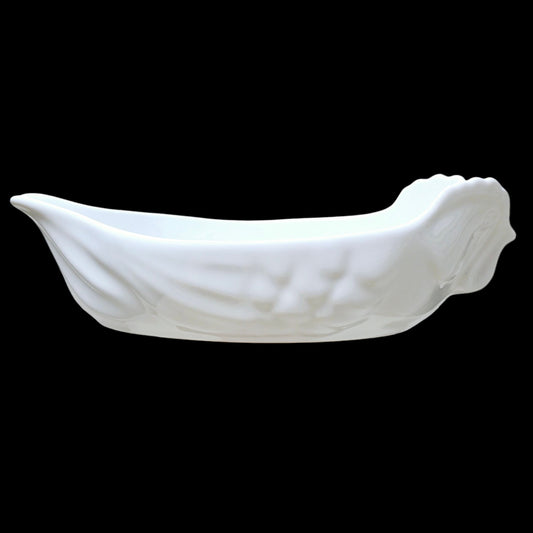 Revol France Porcelain White Blanc Poultry Chicken Casserole Dish Server
