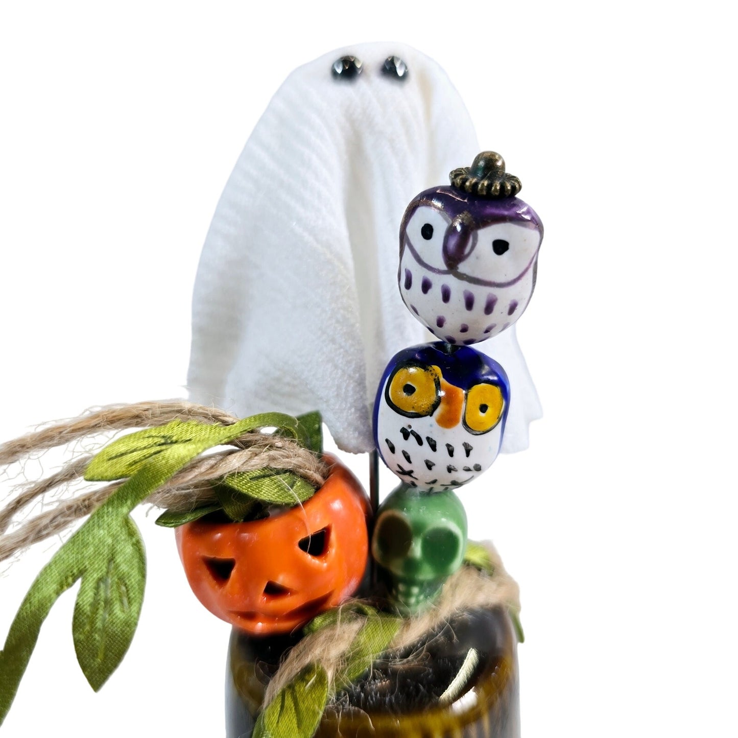 Owl, Ghost and Pumpkin Pin Display