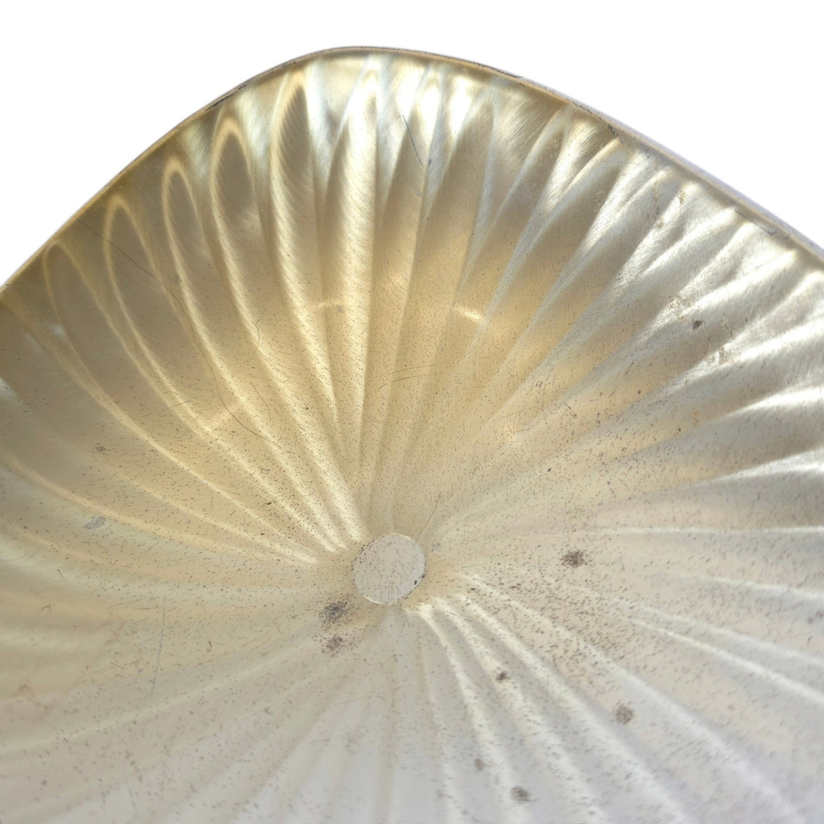 Vintage West Germany Silverplate Scalloped Footed Dish Broadway 8.5" Mid Century