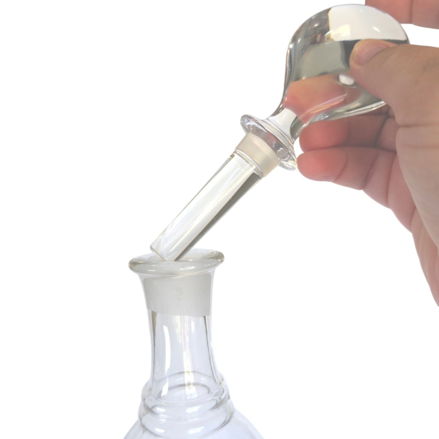 Antique Pharmacy Apothecary Show Globe 4-Piece Glass Display c. 1900 Large 26.5"