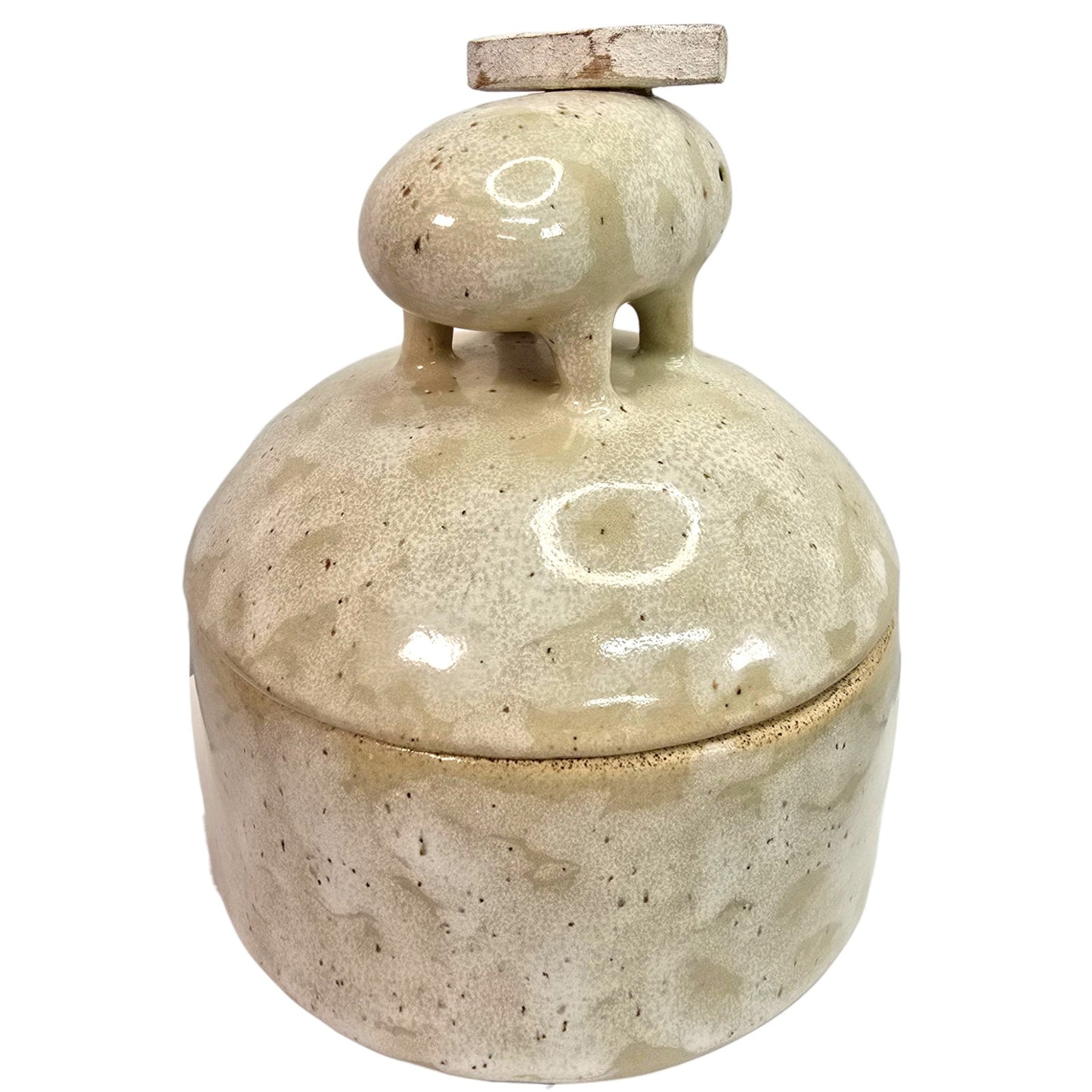 Anthropologie Godeleine de Rosamel Creature Jar Pottery Trinket Vessel Whimsical