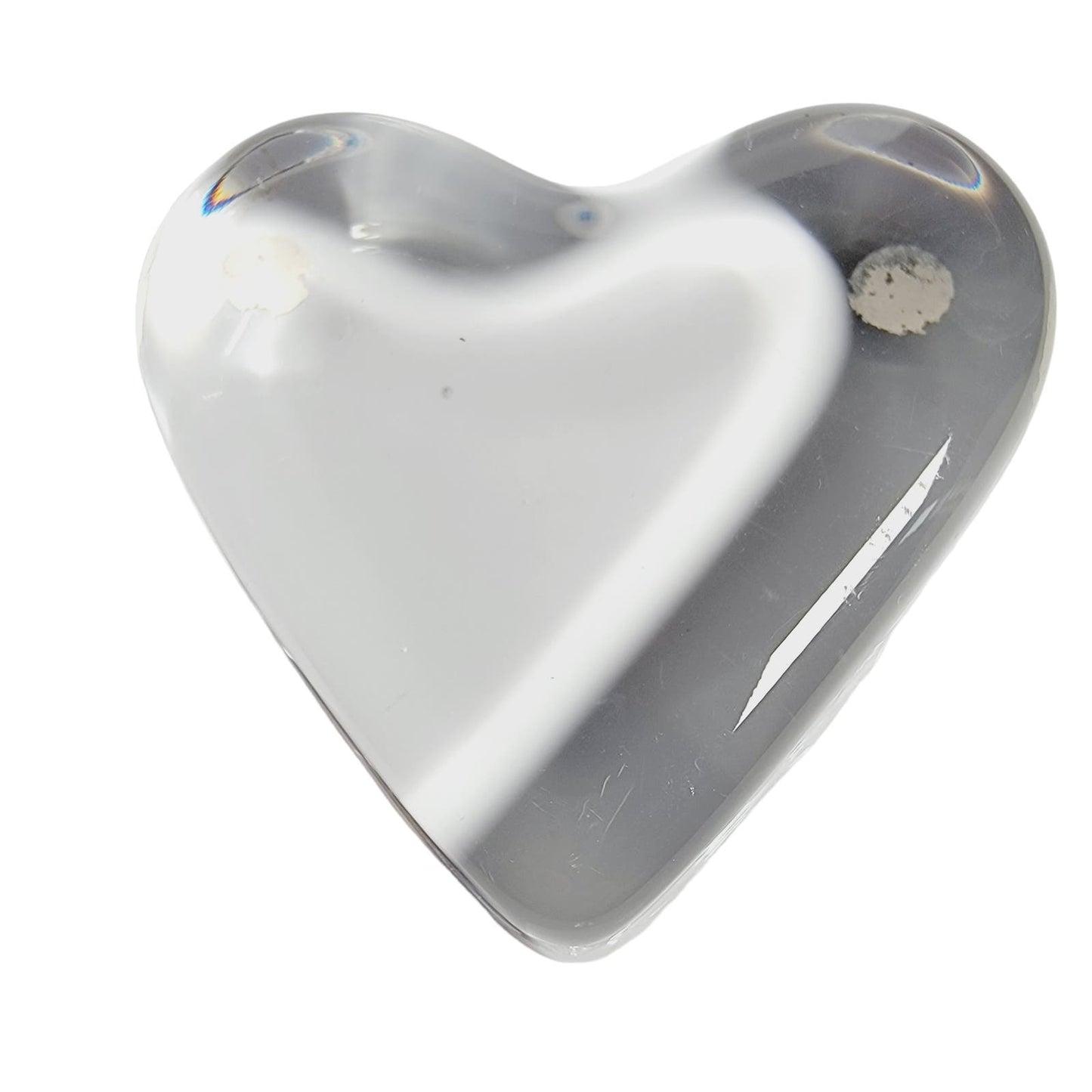 Crystal Baccarat Heart Paperweight