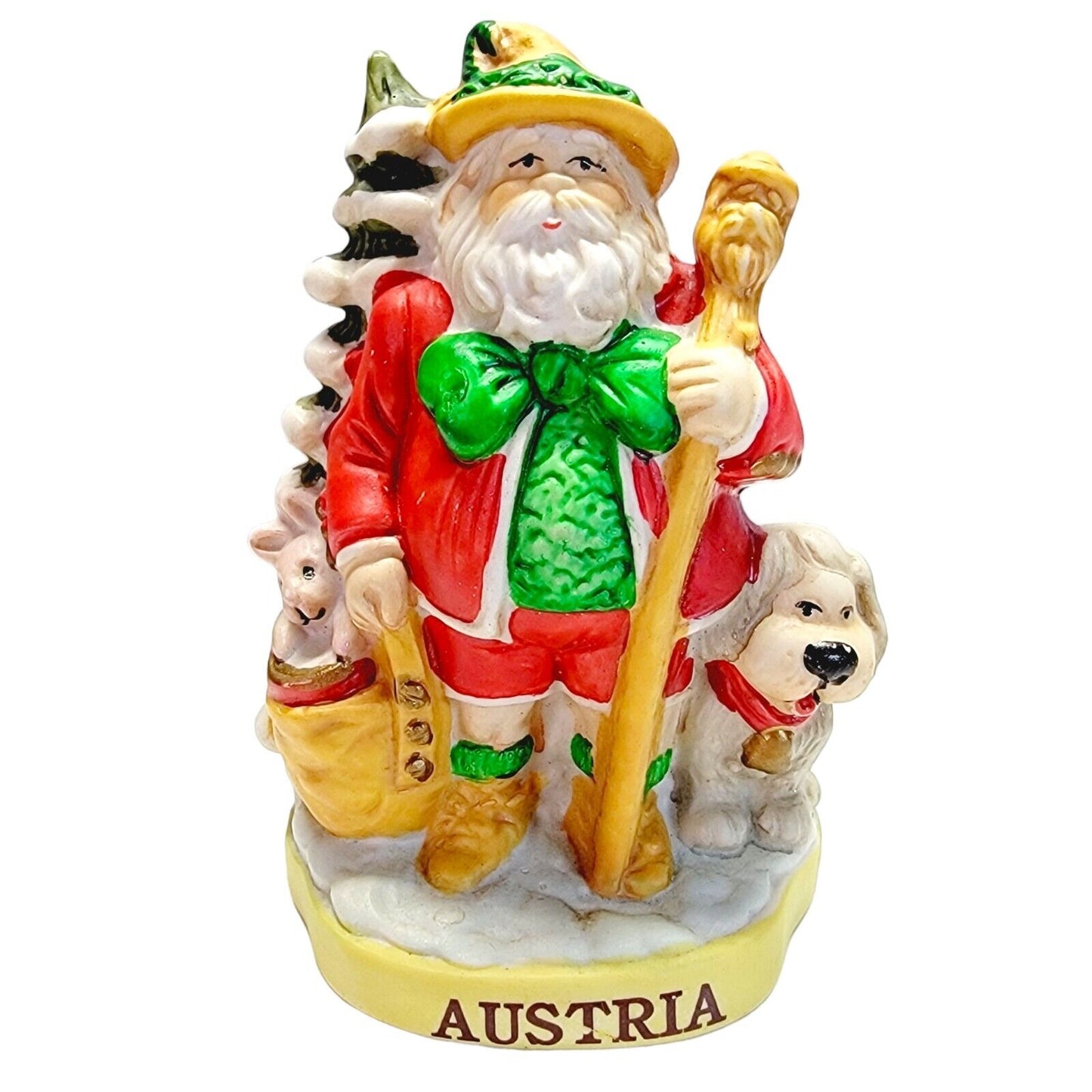 Vintage 1991 Santa's of the Nations Porcelain Figurine #8915 Austria