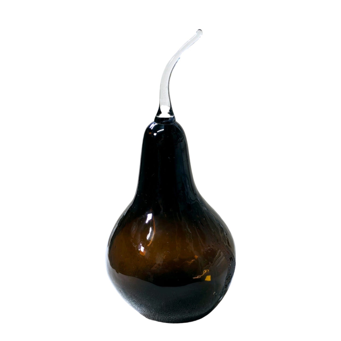 Amber Glass Pear by "Ei8hteen Karat"