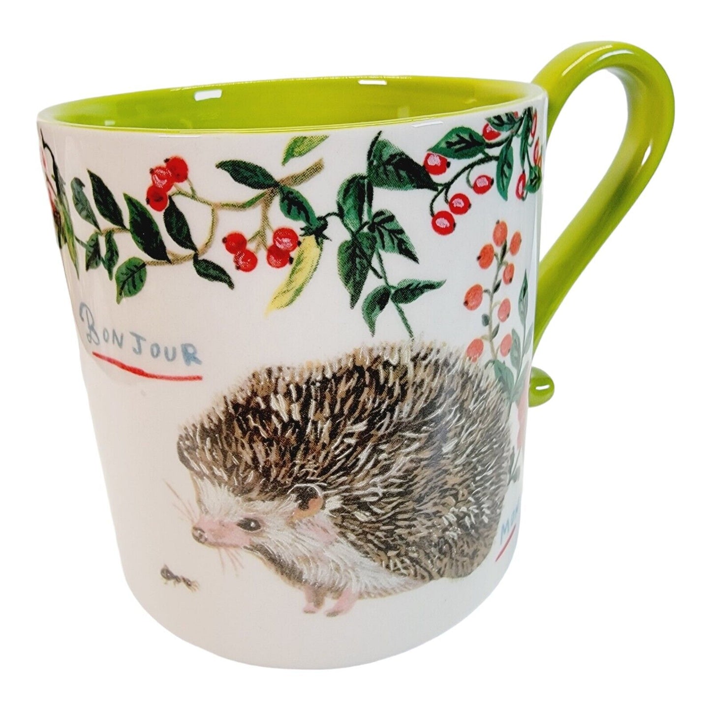 Anthropologie Nathalie Lete Hedgehog Mug Cup Coffee Tea Heritage