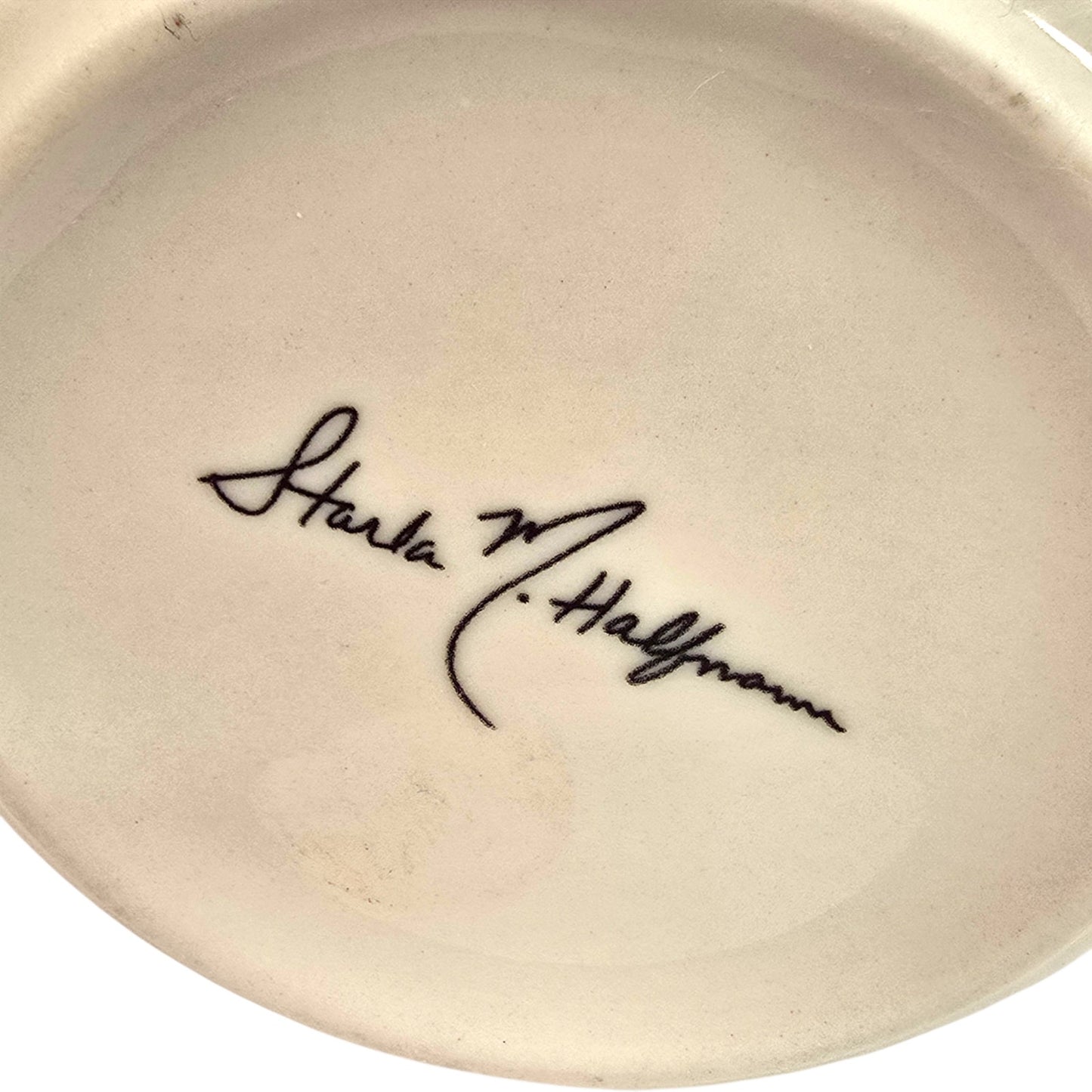 Anthropologie Petal Palette Monogram Mug Letter S Floral Starla M. Halfmann