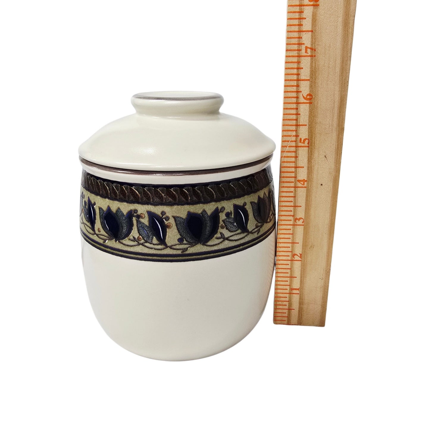 Mikasa Arabella Intaglio Canister Set with Lids - CAC01 Malaysia Stoneware