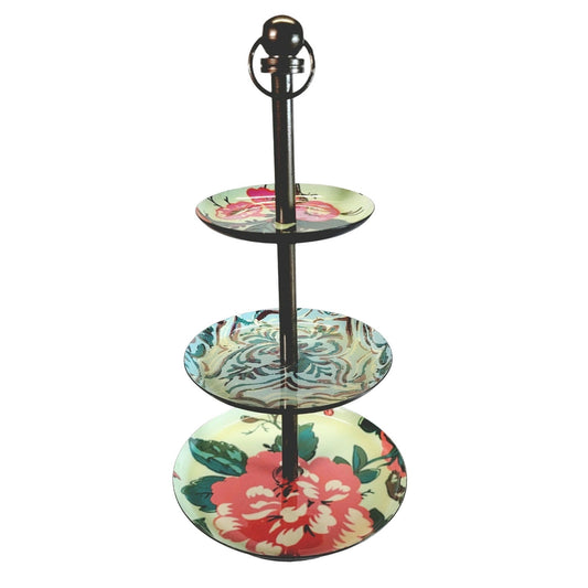 3-Tiered Jewelry Tray Cost Plus World Market Floral Jewerly Trinket Dish