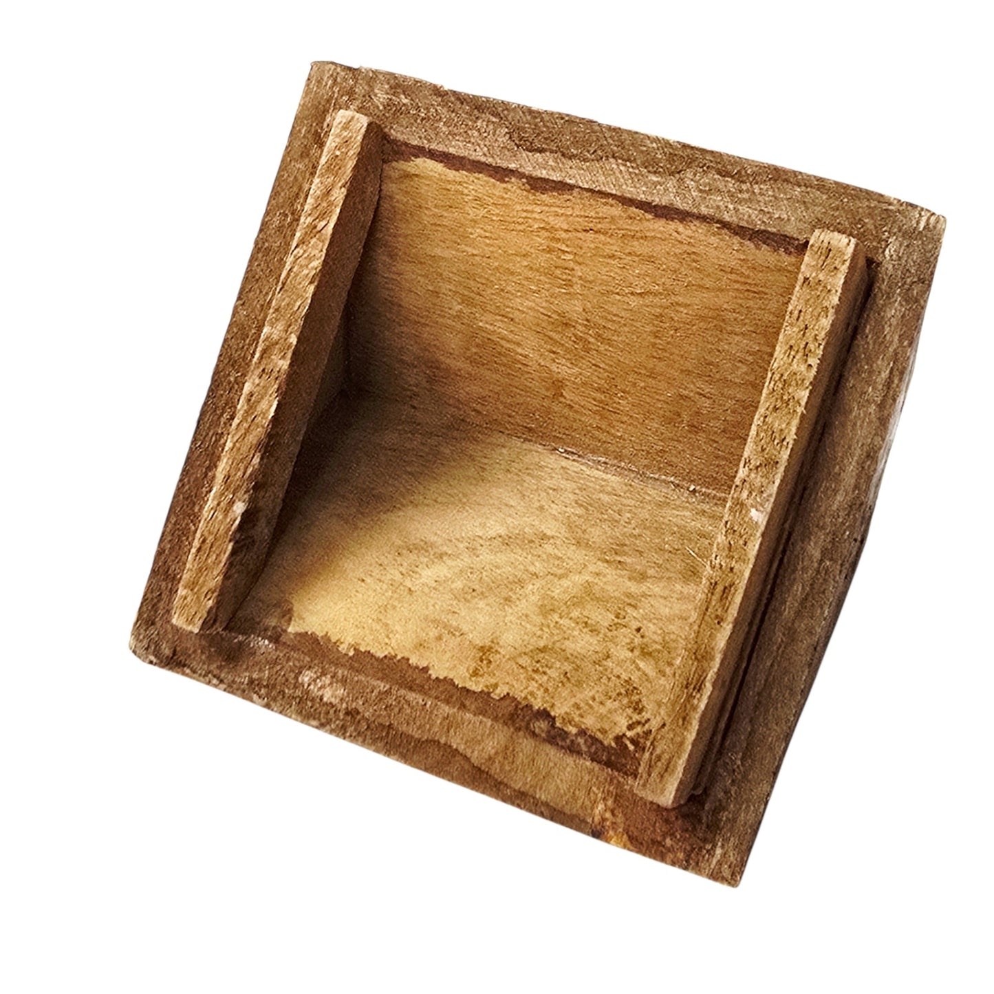 Anthropologie Wooden Humble Home Small Season Decor Candle Holder RARE No candle