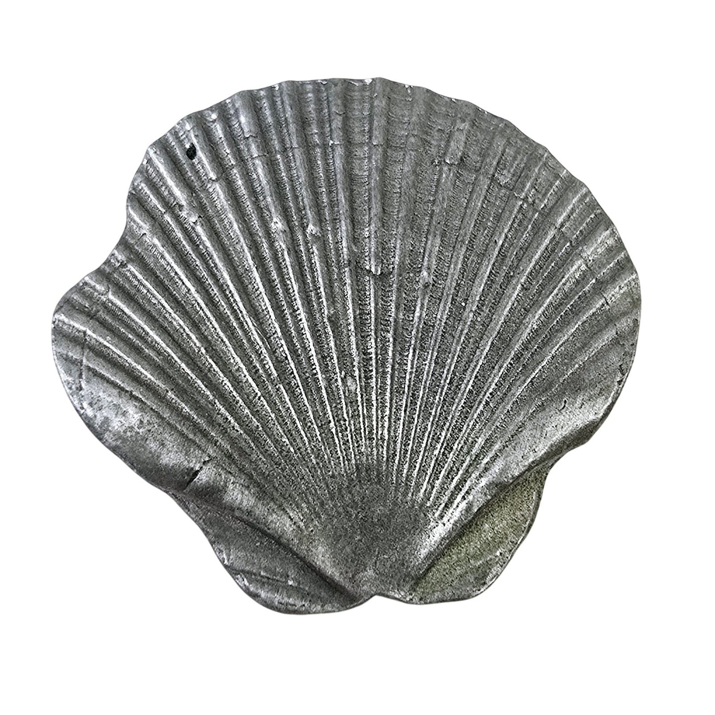 Set of 3 Pewter Metal Shells