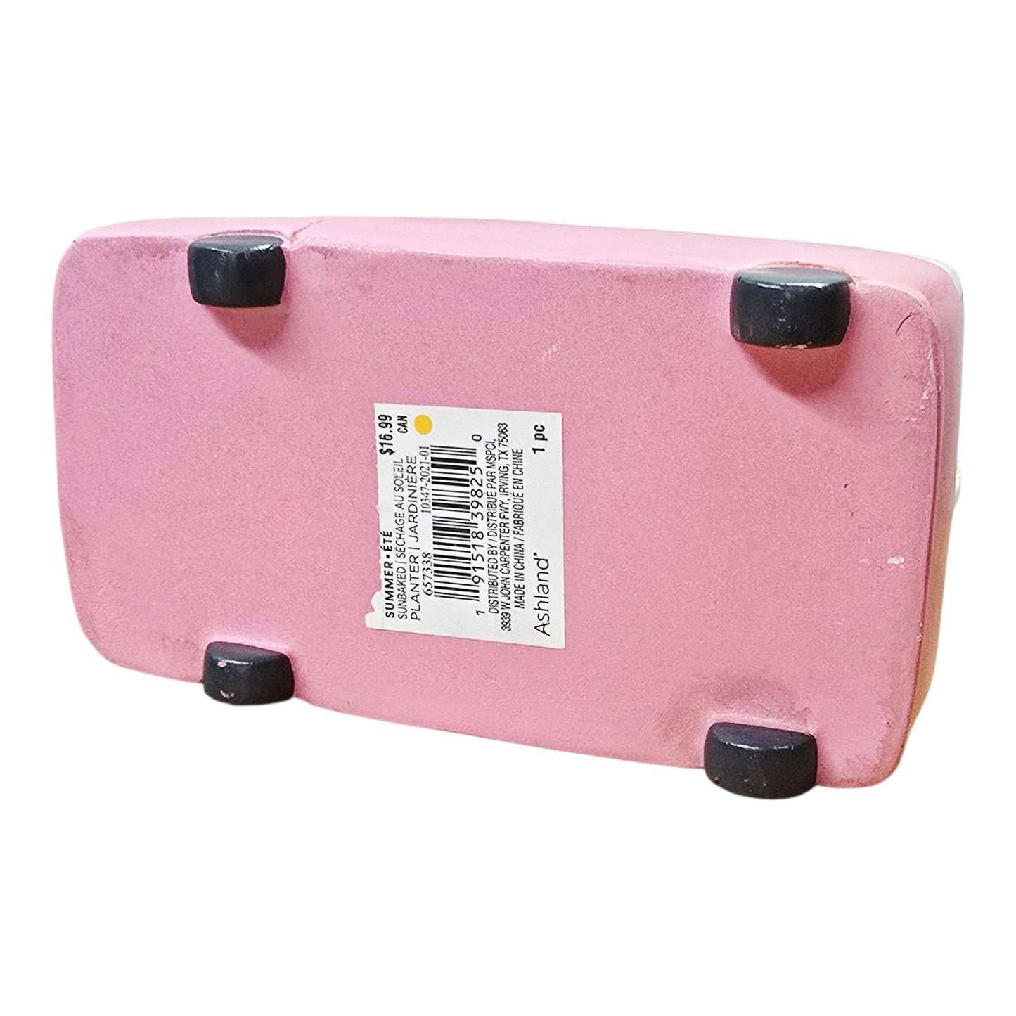 Ashland Ceramic Planter Pink Camper Van Bus Boho Summer Decor Michaels 6"