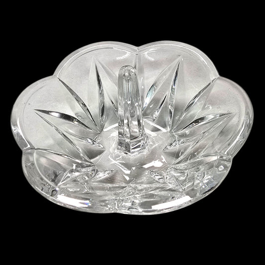 Lenox Lead Crystal Ring Holder, Lenox Ring Dish, Marked